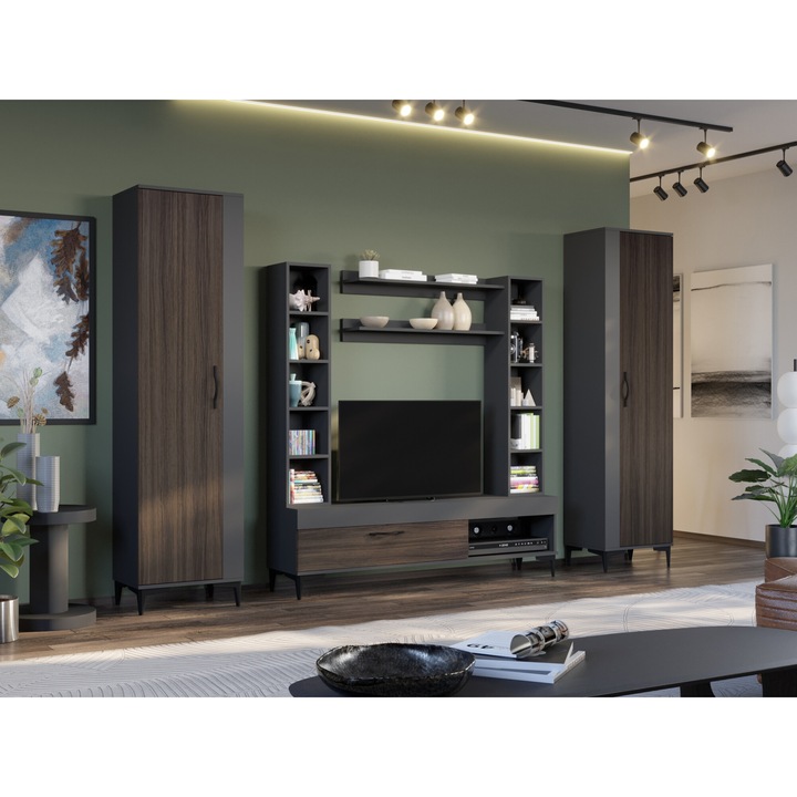 Set Living Azur, C15, Mobila sufragerie, L 280 x A 35.1 x H 192.4 cm