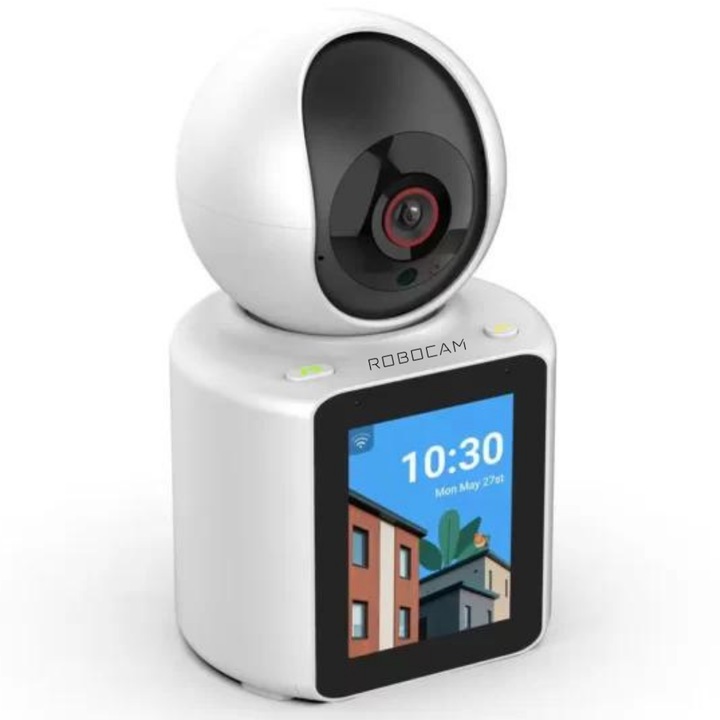 Baby Monitor ROBOCAM si Camera audio / video, 360grade, WiFi, Detectie Plans si Miscare