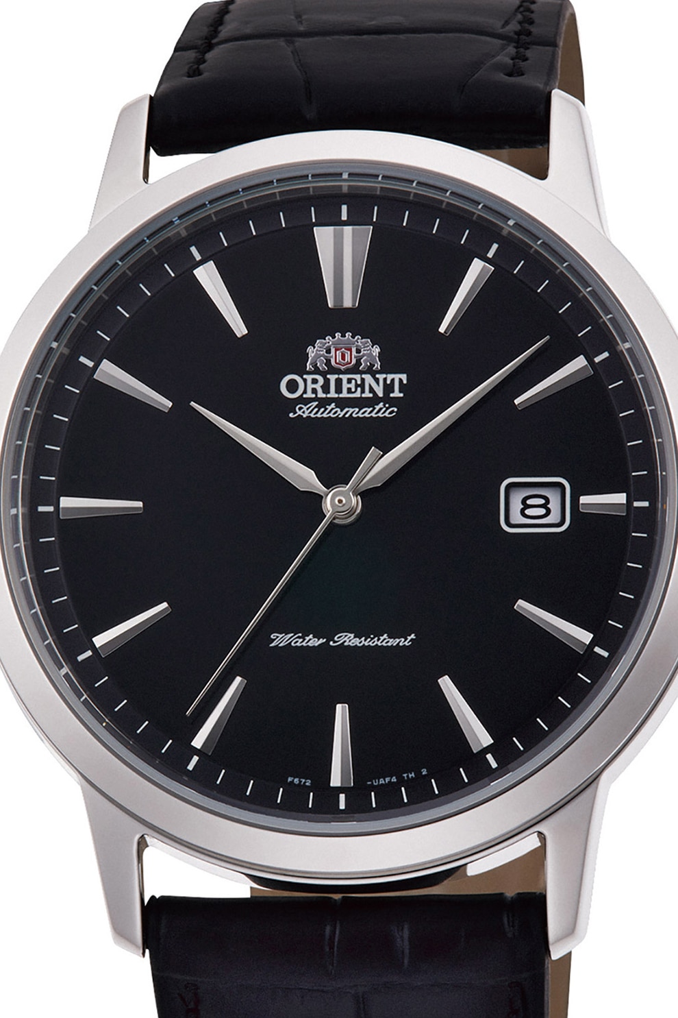ORIENT, Ceas automatic cu o curea de piele, Negru - eMAG.ro