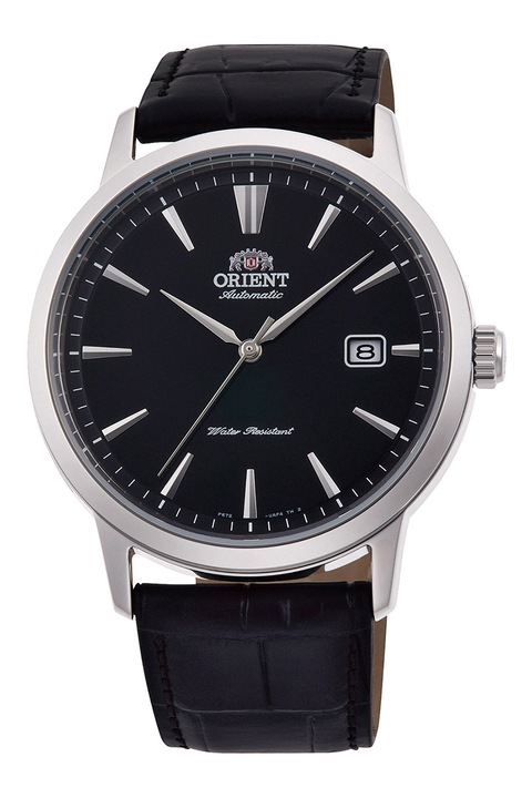 ORIENT, Ceas automatic cu o curea de piele, Negru