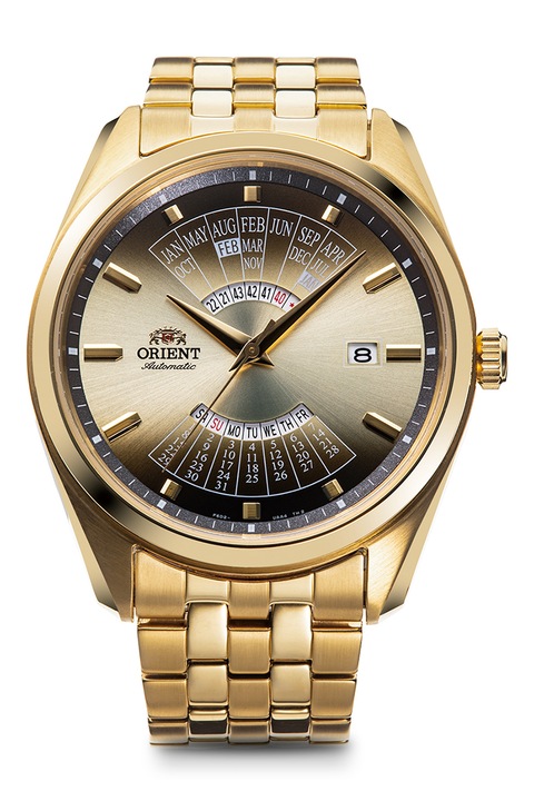 ORIENT, Автоматичен часовник от неръждаема стомана, Златист