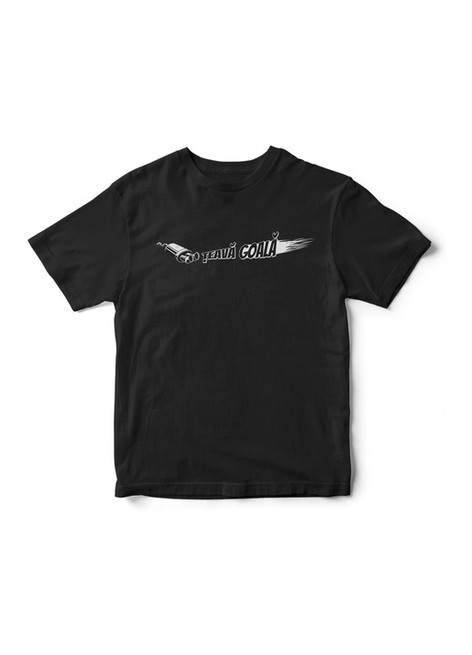 Tricou pentru barbati personalizat cu imagine Teava Goala BW