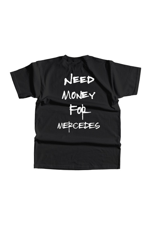 Ferfi egyedi polo "Money For Mercedes" keppel