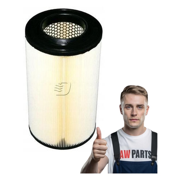 Légszűrő, 348762, Fiat Ducato modellekhez 2006-2018, Citroen Jumper modellekhez 2006-2018, Peugeot Boxer modellekhez 2006-2018, Magasság - 304 mm, Külső átmérő - 169 mm, Belső átmérő - 94 mm