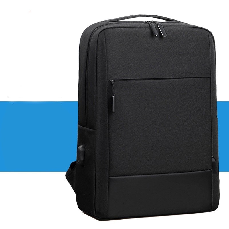 Rucsac de barbati, impermeabil din panza Oxford, USB, Negru, 35L, Yupy®