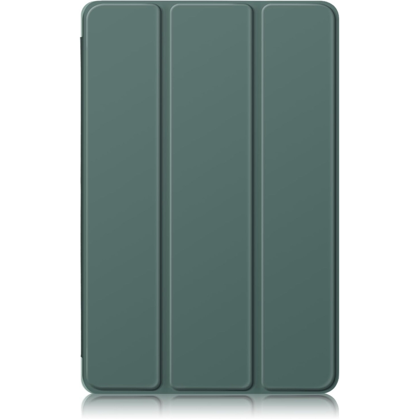 Husa Ultra Slim pentru Lenovo Tab P12 12.7", Silicon TPU, Smart Cover - Verde Marin