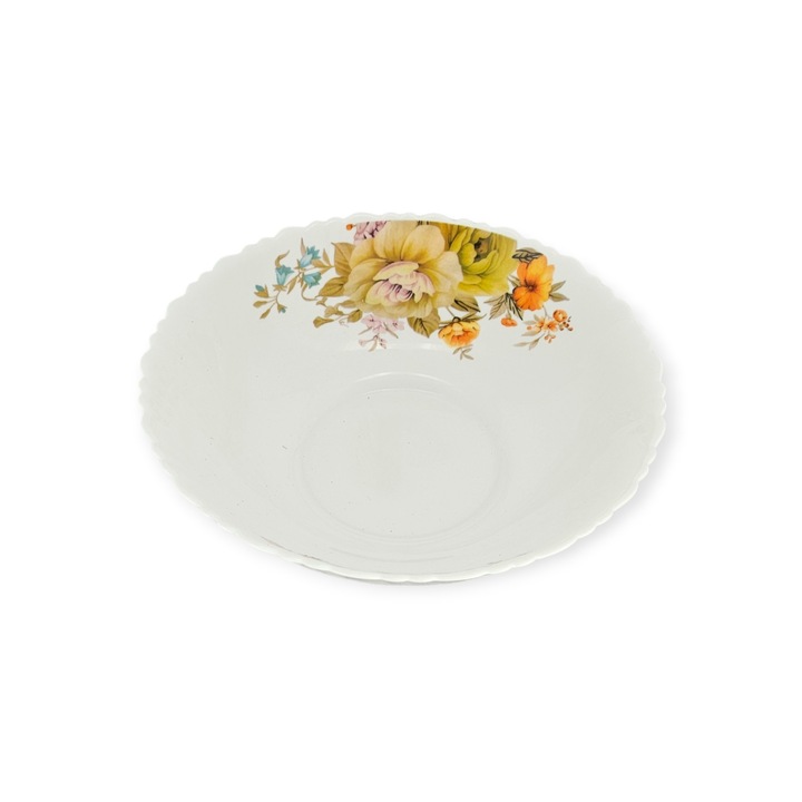 6 db-os szett lhbw90817, arcopal, tarka virágmintás, 23 cm