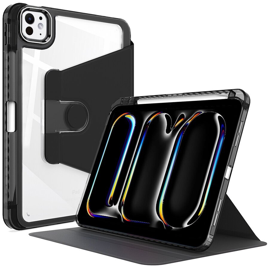 Husa pentru iPad Pro 13 (2024) - Techsuit Crystal Vision - Black