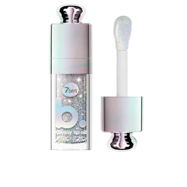 Ulei pentru buze, 7DAYS B.COLOUR WE, 02-holo baby, 9 g