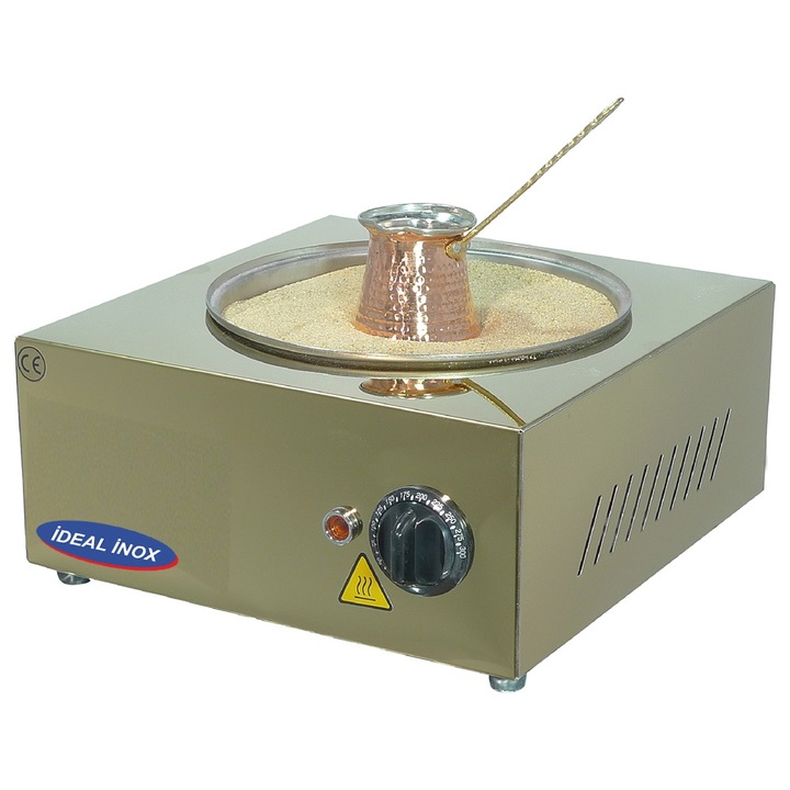 Aparat cafea la nisip Ideal Inox inox auriu