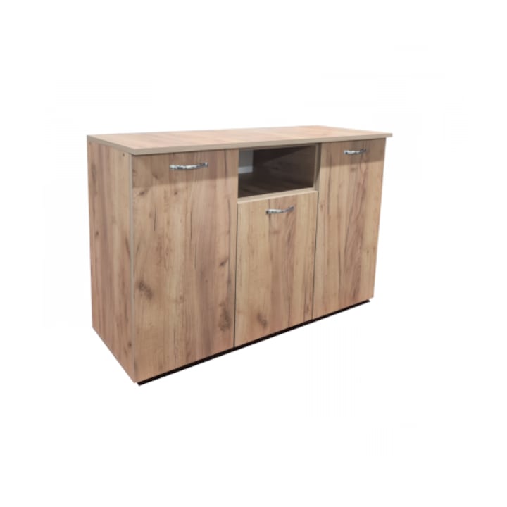 Comoda TV DARIA, 120x80x45 cm, Stejar Auriu, PAL 18mm