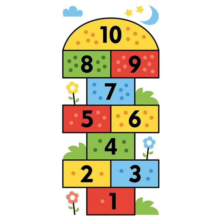 Sticker Autocolant pentru Podea model Sotron, Jocul Copilariei, DAVIDAMI CONCEPT®