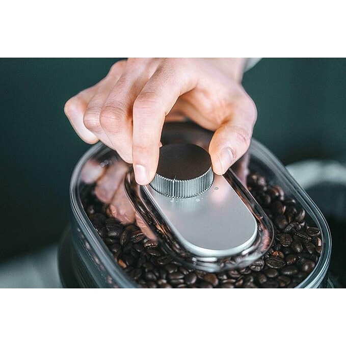 Cafetiera cu rasnita Melitta 1030-06 AromaFresh X. negru/argintiu