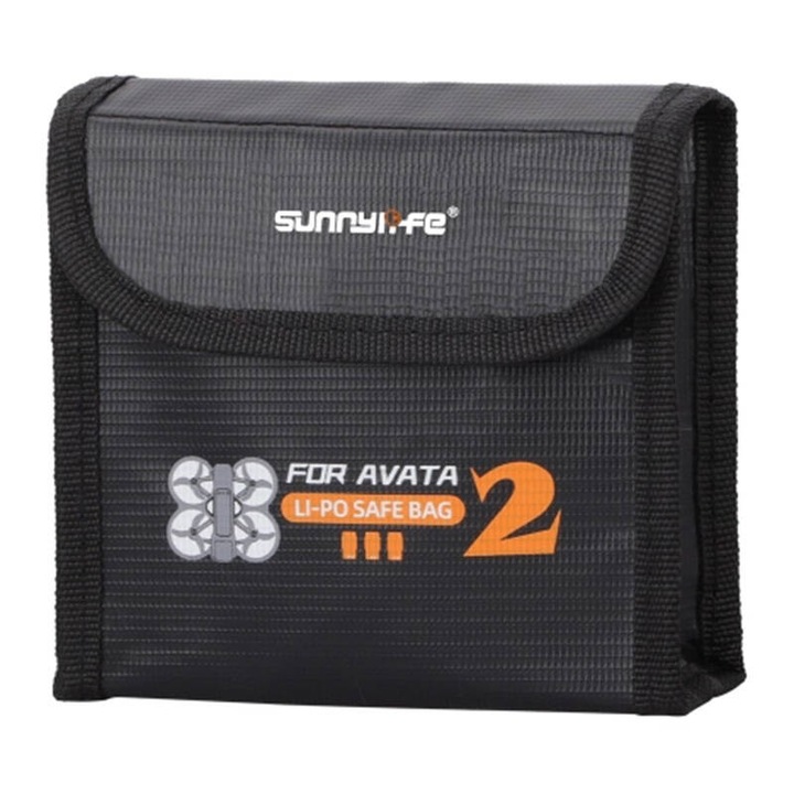 Чанта за батерия Sunnylife, За DJI Avata 2, За 3 батерии