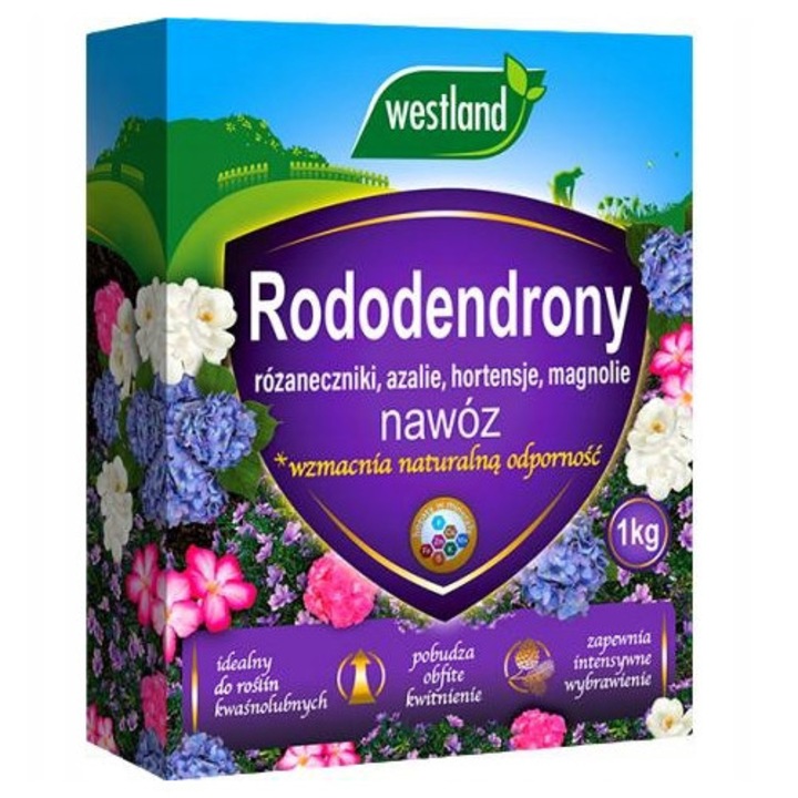 Ingrasamant, Westland, Granule, 1Kg, Pentru Rhododendroni, Pentru Plante, Hortensii, Azalee, Fertilizare De Primavara, Creste Intensitatea Infloririi Si Culoarea Frunzelor