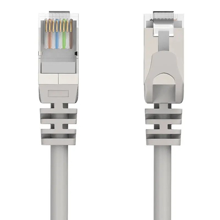 Cablu retea HP Cat. 5E, Mufat 2xRJ45, Lungime 3 m, 100 Mbps, Alb