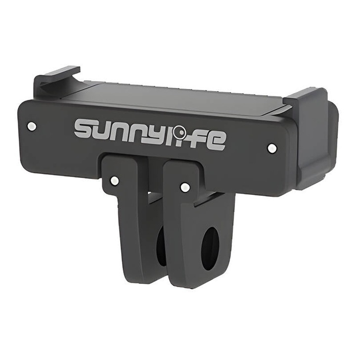 Магнитен адаптер за дрон камера, Sunnylife, пластмаса, за DJI Action 2/3/4, с бързо освобождаване, черен