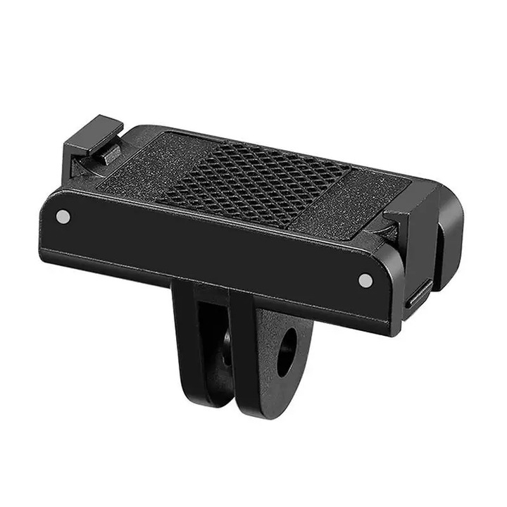 Suport magnetic cu eliberare rapida, PULUZ, ABS/Aliaj, Compatibil cu DJI Osmo Action 4/3, Negru