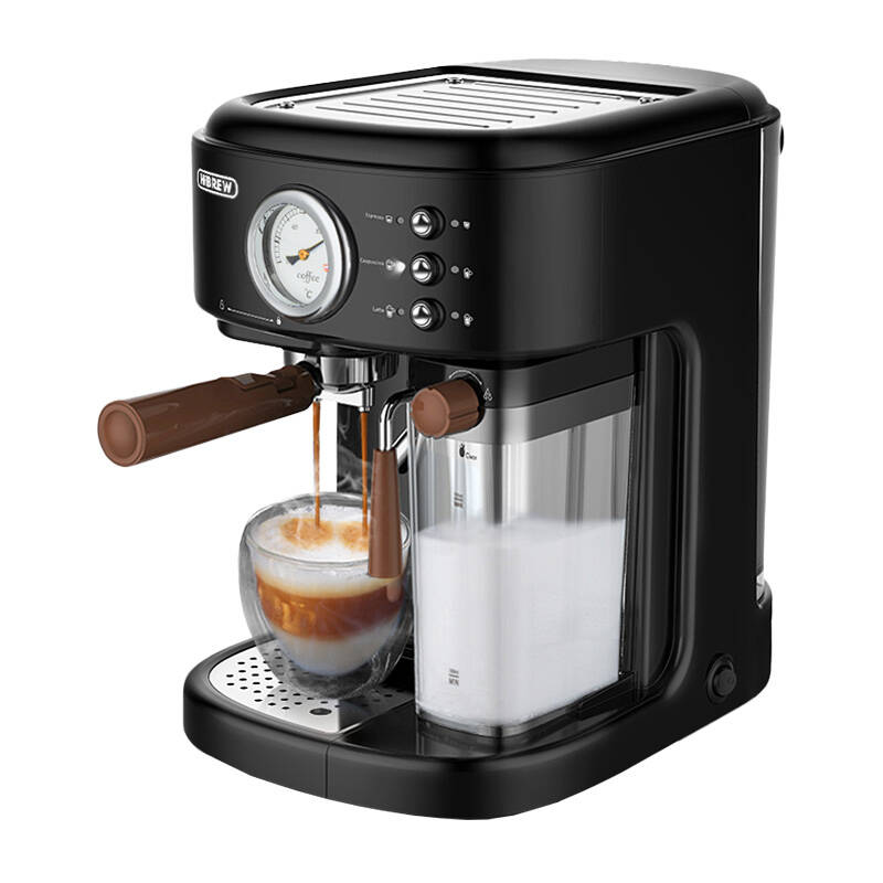 Espressor HiBREW H8A, 19 bar, 1,5l rezervor apa, 0,5l rezervor lapte, dimensiuni 330x300x230mm