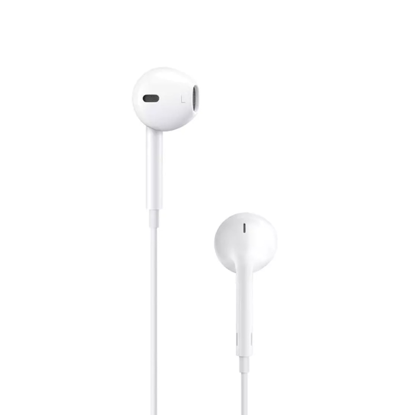 Casti audio cu fir, conector Jack 3.5mm, Smart Jack, microfon si buton control volum si apeluri, 1.2m lungime Cablu, Alb