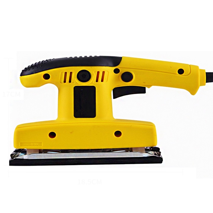 Elektromos csiszológép, Autocise, 160W, 12000rpm, sárga, 18,5x9x17cm