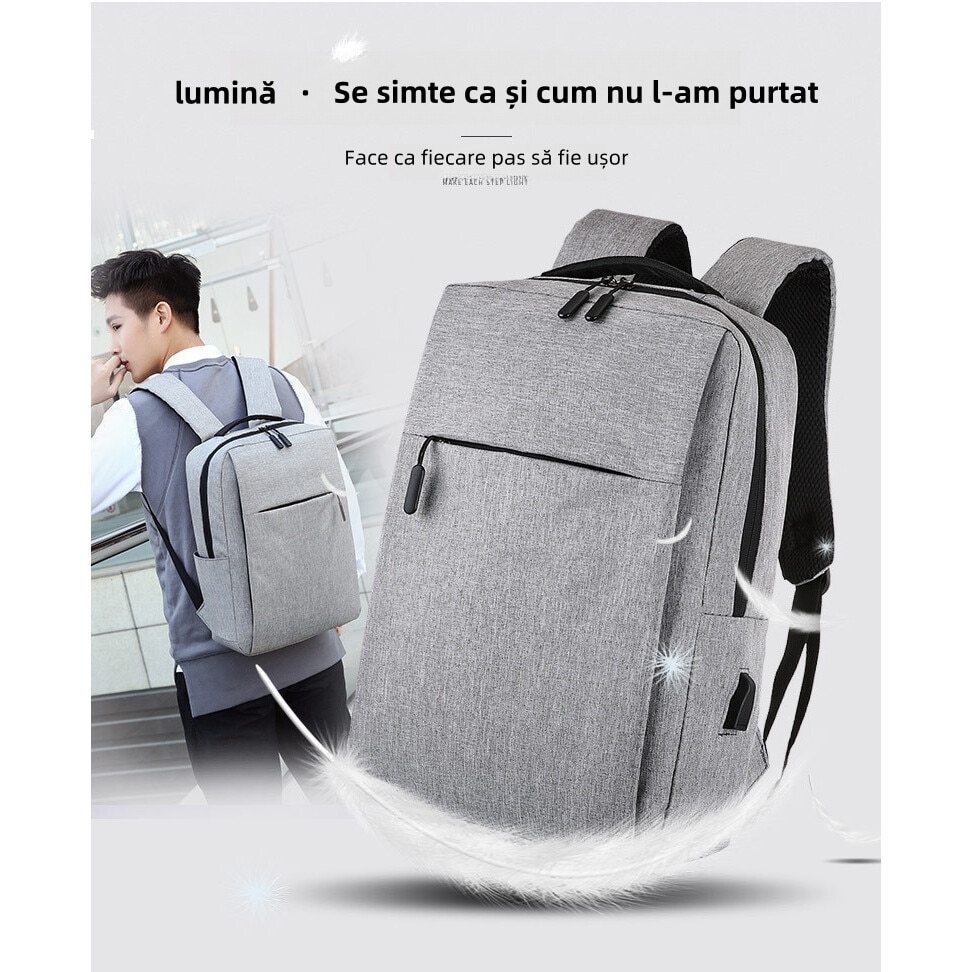 Rucsac, geanta de afaceri, geanta de computer navetisti, geanta de scoala, elev de liceu de sex masculin, rucsac sport de mare capacitate pentru studenti, stil la moda