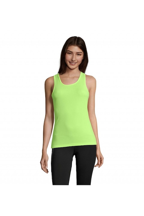 Női felső, raglán, Sol's Sporty - SO02117, Neonsárga