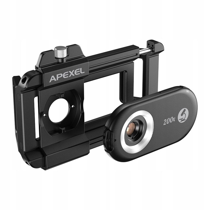 Obiectiv microscop digital 200x cu filtru CPL pentru telefon, APL-MS200