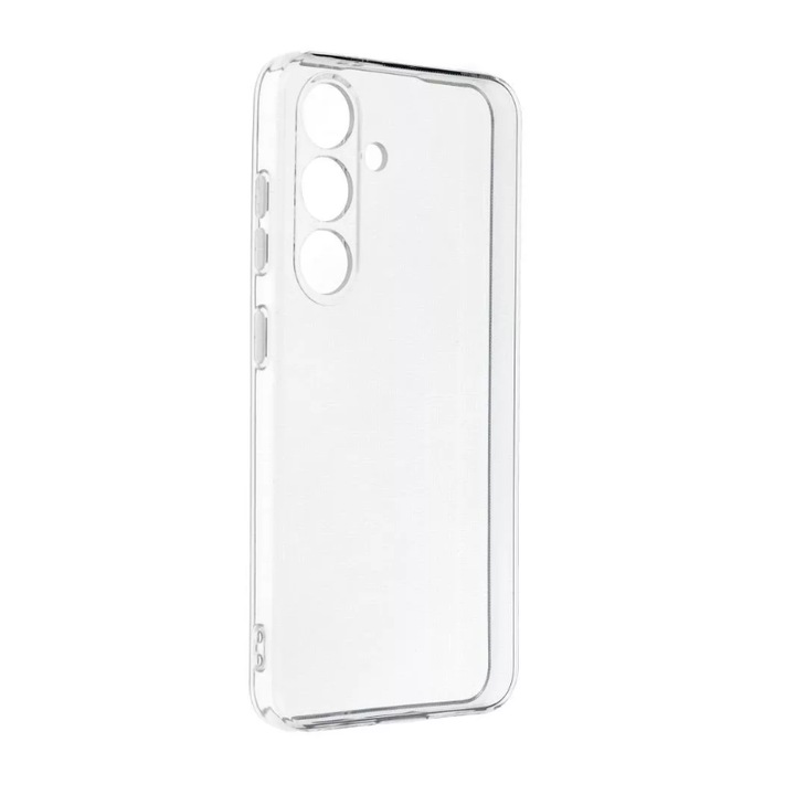 Защитен калъф Mat-Tech, съвместим със Samsung Galaxy S25, Anti-shock, 2MM, Защита на камерата, Прецизни изрези, Устойчивост на удар, Повдигнати ръбове за защита на екрана, Прозрачен