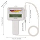 Tester Profesional Calitate Apa, Axroad Mall, Detector doi in unu Masurati, rapid valorile pH-ului si clorului, Portabil, calibrare automata, pentru acvarii, piscine, apa de la robinet, hidroponie, spa, ABS, 17x11.5cm, Alb