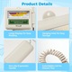 Tester Profesional Calitate Apa, Axroad Mall, Detector doi in unu Masurati, rapid valorile pH-ului si clorului, Portabil, calibrare automata, pentru acvarii, piscine, apa de la robinet, hidroponie, spa, ABS, 17x11.5cm, Alb