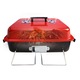 Gratar carbuni Go-Anywhere, 43x 27 cm, Negru Rosu