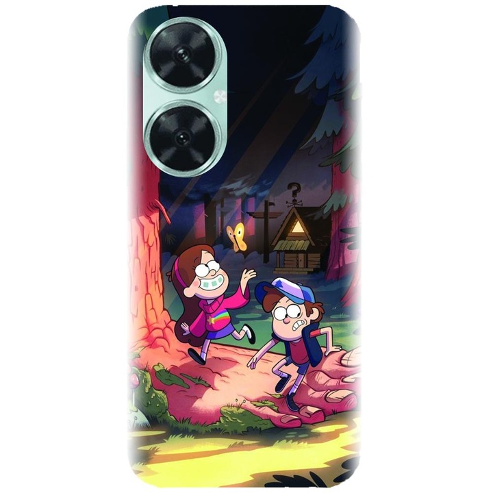 Силиконов калъф, съвместим с Huawei Nova 11i - модел Gravity Falls