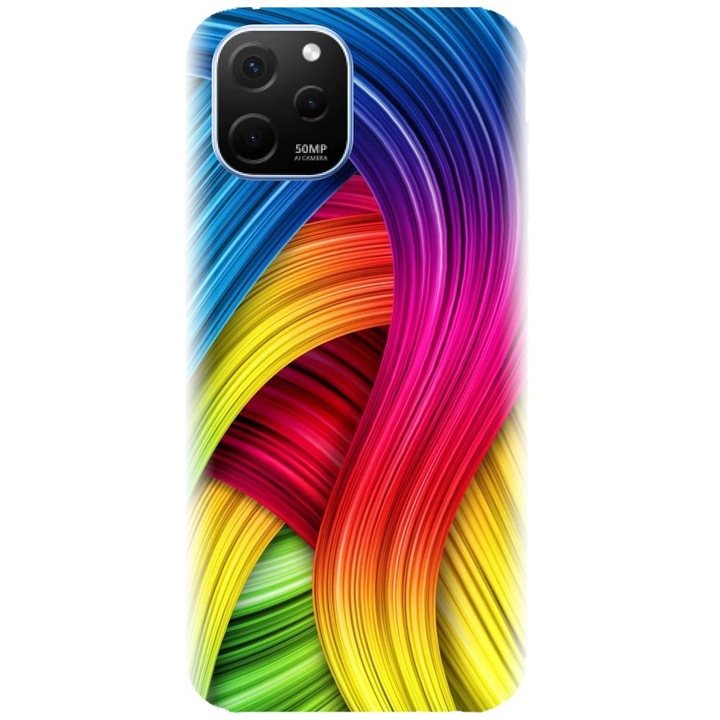 Husa din silicon compatibila cu Huawei Nova Y61 4G - model Culori