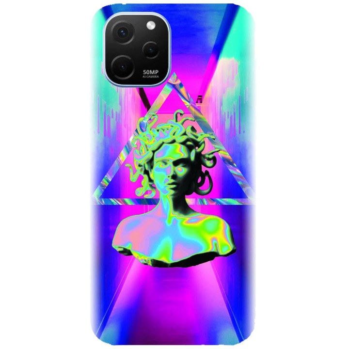 Husa din silicon compatibila cu Huawei Nova Y61 4G - model Aesthetic Medusa