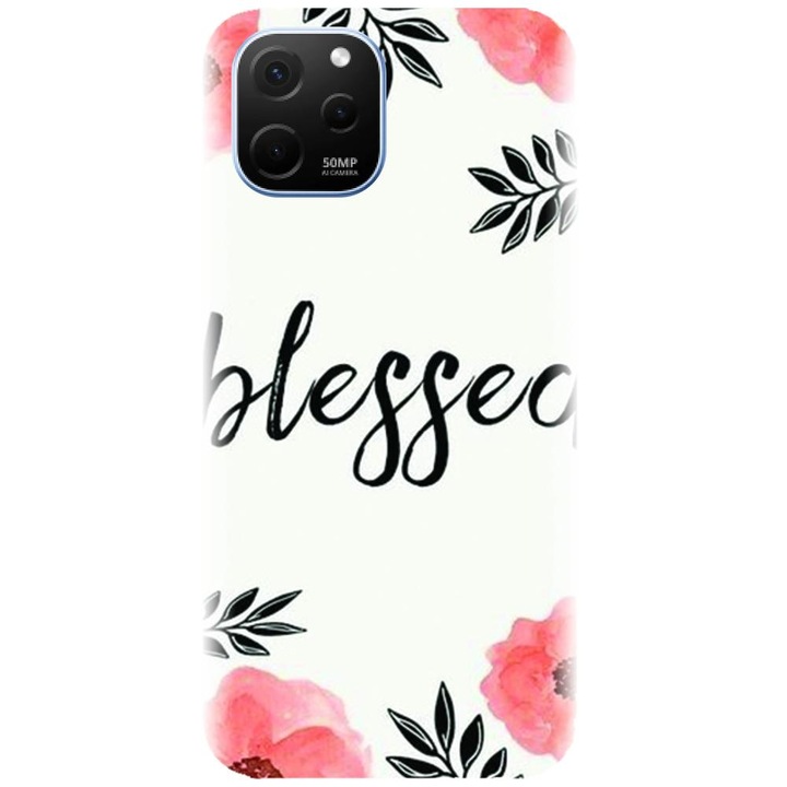Husa din silicon compatibila cu Huawei Nova Y61 4G - model Blessed