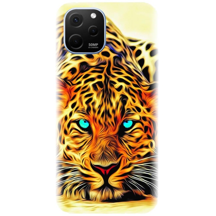 Husa din silicon compatibila cu Huawei Nova Y61 4G - model Tigru