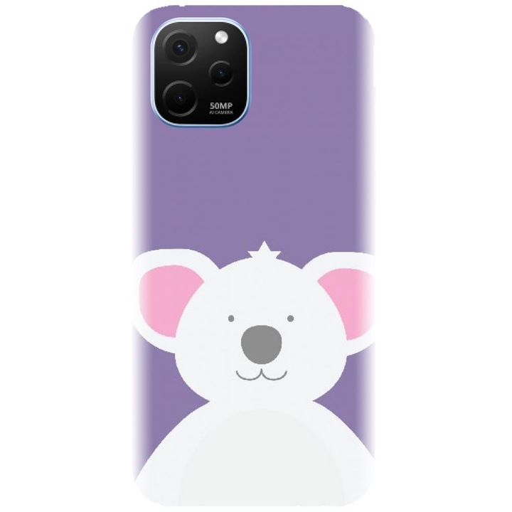 Husa din silicon compatibila cu Huawei Nova Y61 4G - model Urs Koala