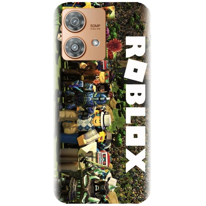 Husa din silicon compatibila cu Motorola Moto G32 - model Roblox