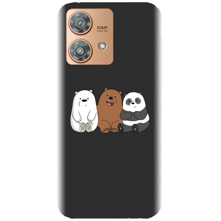Husa din silicon compatibila cu Motorola Moto G32 - model Ursuleti