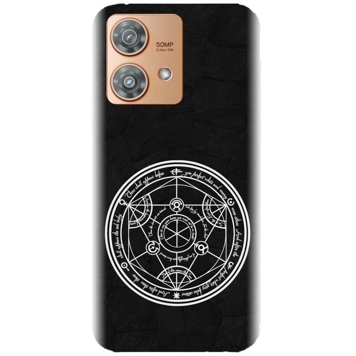 Husa din silicon compatibila cu Motorola Moto G32 - model Anime Transmutation Circle