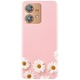 Husa din silicon compatibila cu Motorola Moto Edge 40 - model Pink 101