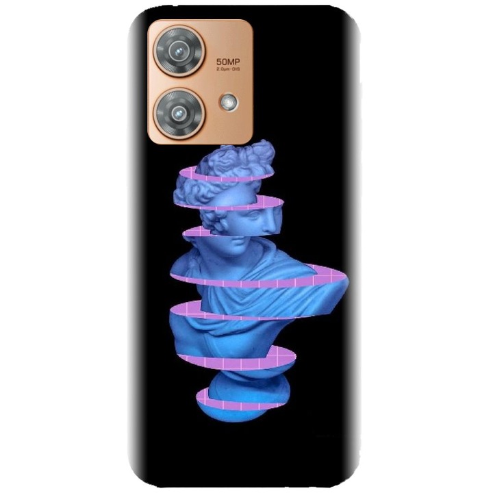 Husa din silicon compatibila cu Motorola Moto G32 - model Sculptura