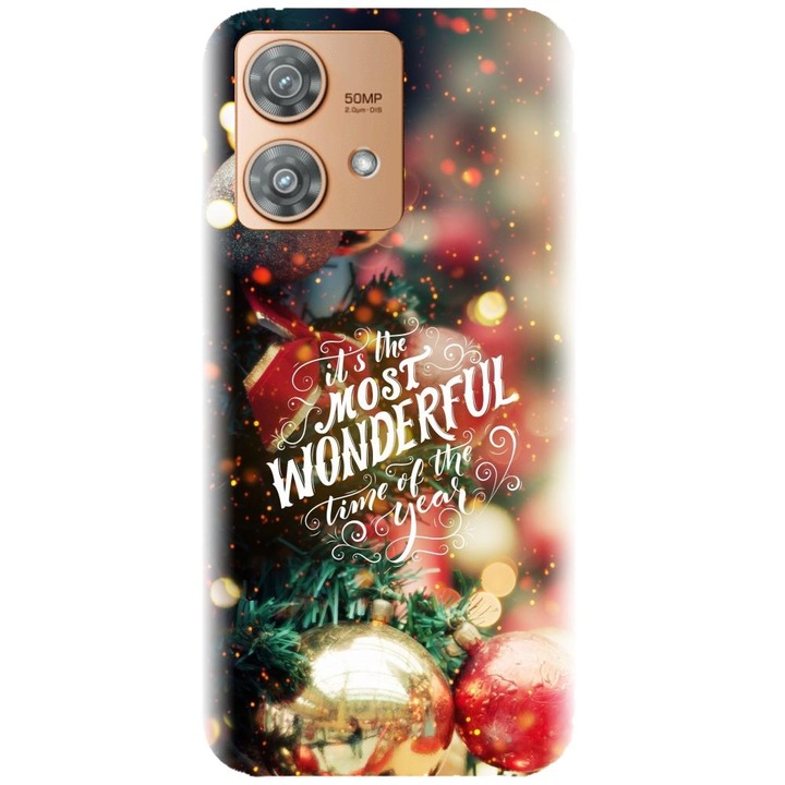 Husa din silicon compatibila cu Motorola Moto G32 - model Wonderful Time