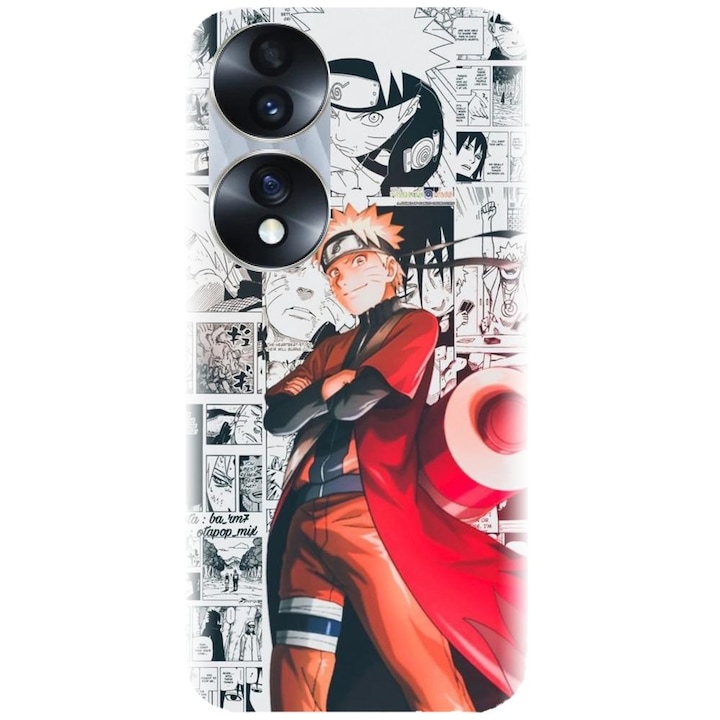 Husa din silicon compatibila cu Honor 70 - model Naruto Aesthetic