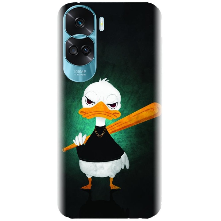 Силиконов кейс съвместим с Honor 90 Lite 4g / 5g / x50i - модел Duck With A Bat