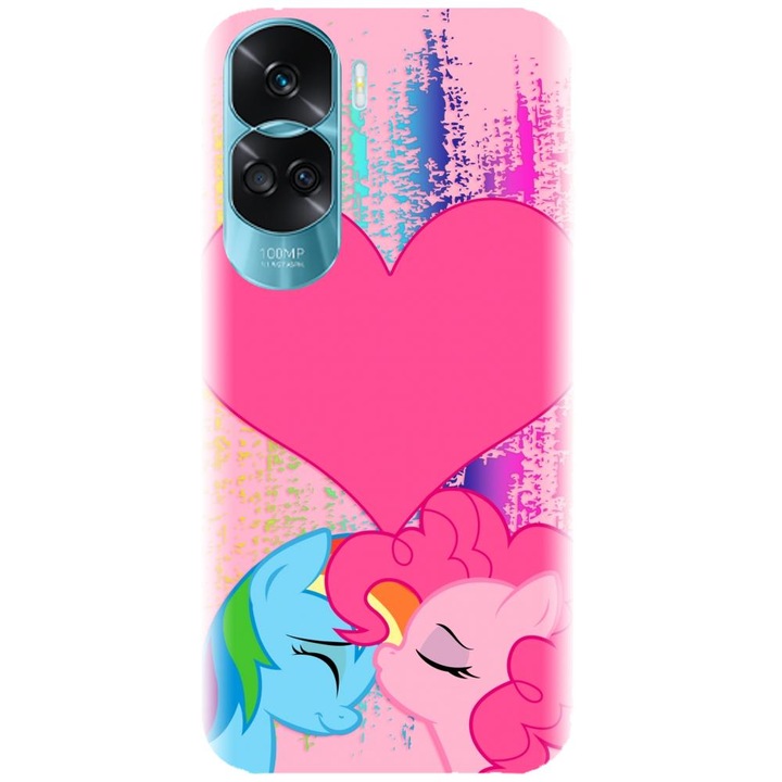 Силиконов кейс съвместим с Honor 90 Lite 4g / 5g / x50i - модел Pinkie Kiss