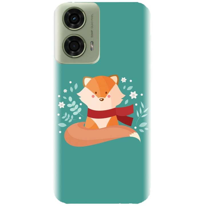 Szilikon tok kompatibilis a Motorola Moto G04 / G24 - Winter Fox modellel