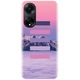 Husa din silicon compatibila cu Oppo A98 5G - model Color Scheme Mov