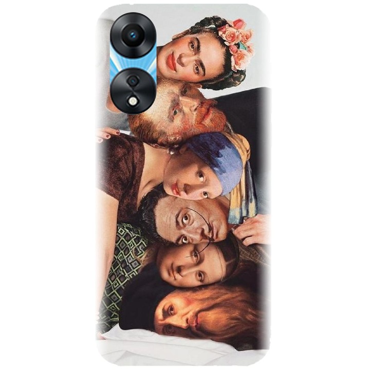 Силиконов калъф, съвместим с Oppo A78 5G - модел Friends 2
